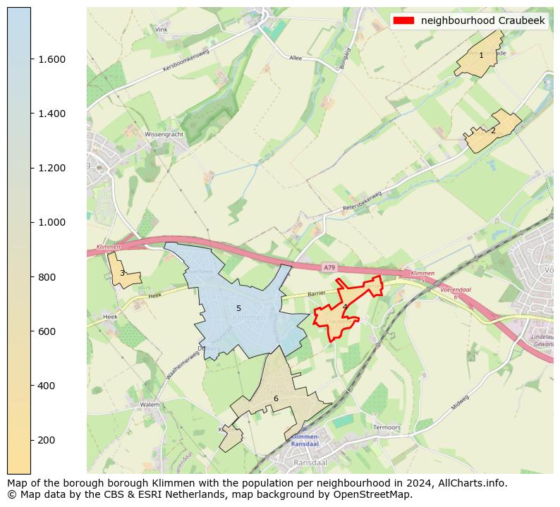 Image of the neighbourhood Craubeek at the map. This image is used as introduction to this page. This page shows a lot of information about the population in the neighbourhood Craubeek (such as the distribution by age groups of the residents, the composition of households, whether inhabitants are natives or Dutch with an immigration background, data about the houses (numbers, types, price development, use, type of property, ...) and more (car ownership, energy consumption, ...) based on open data from the Dutch Central Bureau of Statistics and various other sources!