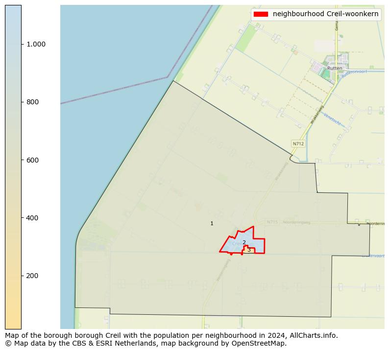 Image of the neighbourhood Creil-woonkern at the map. This image is used as introduction to this page. This page shows a lot of information about the population in the neighbourhood Creil-woonkern (such as the distribution by age groups of the residents, the composition of households, whether inhabitants are natives or Dutch with an immigration background, data about the houses (numbers, types, price development, use, type of property, ...) and more (car ownership, energy consumption, ...) based on open data from the Dutch Central Bureau of Statistics and various other sources!