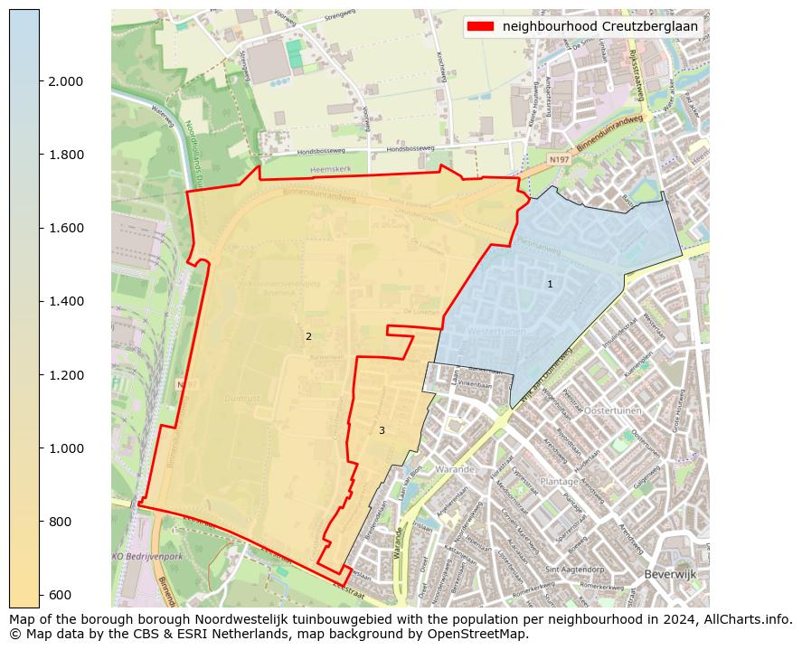 Image of the neighbourhood Creutzberglaan at the map. This image is used as introduction to this page. This page shows a lot of information about the population in the neighbourhood Creutzberglaan (such as the distribution by age groups of the residents, the composition of households, whether inhabitants are natives or Dutch with an immigration background, data about the houses (numbers, types, price development, use, type of property, ...) and more (car ownership, energy consumption, ...) based on open data from the Dutch Central Bureau of Statistics and various other sources!