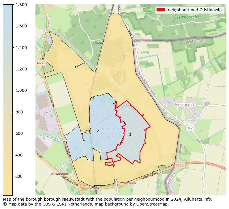 Image of the neighbourhood Cristinawijk at the map. This image is used as introduction to this page. This page shows a lot of information about the population in the neighbourhood Cristinawijk (such as the distribution by age groups of the residents, the composition of households, whether inhabitants are natives or Dutch with an immigration background, data about the houses (numbers, types, price development, use, type of property, ...) and more (car ownership, energy consumption, ...) based on open data from the Dutch Central Bureau of Statistics and various other sources!