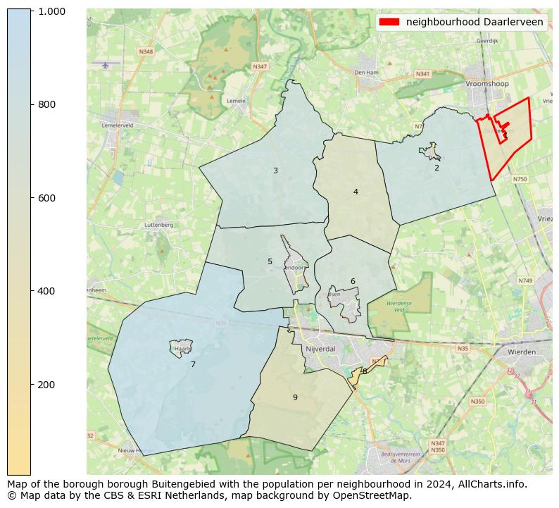 Image of the neighbourhood Daarlerveen at the map. This image is used as introduction to this page. This page shows a lot of information about the population in the neighbourhood Daarlerveen (such as the distribution by age groups of the residents, the composition of households, whether inhabitants are natives or Dutch with an immigration background, data about the houses (numbers, types, price development, use, type of property, ...) and more (car ownership, energy consumption, ...) based on open data from the Dutch Central Bureau of Statistics and various other sources!