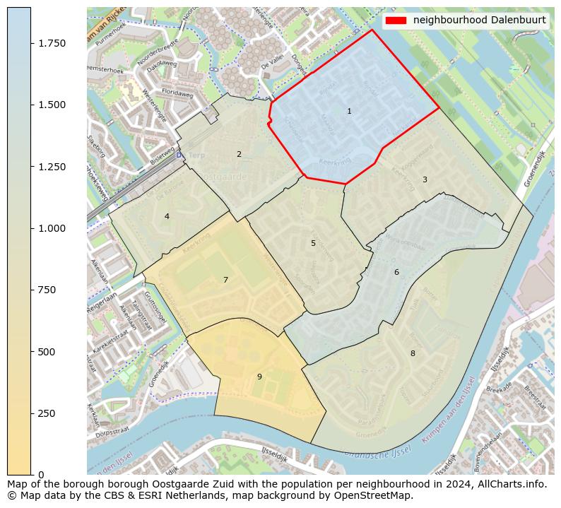 Image of the neighbourhood Dalenbuurt at the map. This image is used as introduction to this page. This page shows a lot of information about the population in the neighbourhood Dalenbuurt (such as the distribution by age groups of the residents, the composition of households, whether inhabitants are natives or Dutch with an immigration background, data about the houses (numbers, types, price development, use, type of property, ...) and more (car ownership, energy consumption, ...) based on open data from the Dutch Central Bureau of Statistics and various other sources!