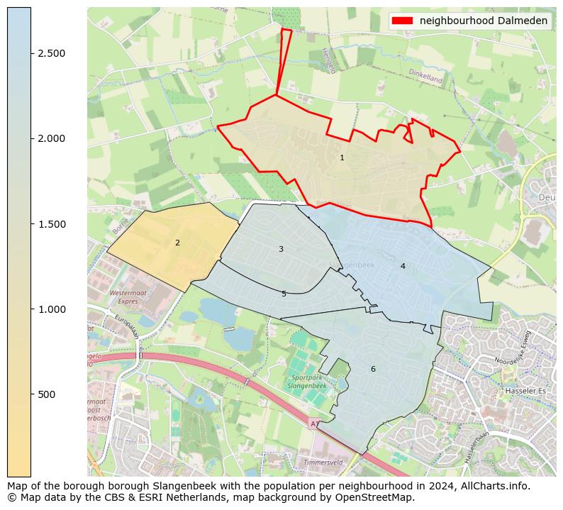 Image of the neighbourhood Dalmeden at the map. This image is used as introduction to this page. This page shows a lot of information about the population in the neighbourhood Dalmeden (such as the distribution by age groups of the residents, the composition of households, whether inhabitants are natives or Dutch with an immigration background, data about the houses (numbers, types, price development, use, type of property, ...) and more (car ownership, energy consumption, ...) based on open data from the Dutch Central Bureau of Statistics and various other sources!