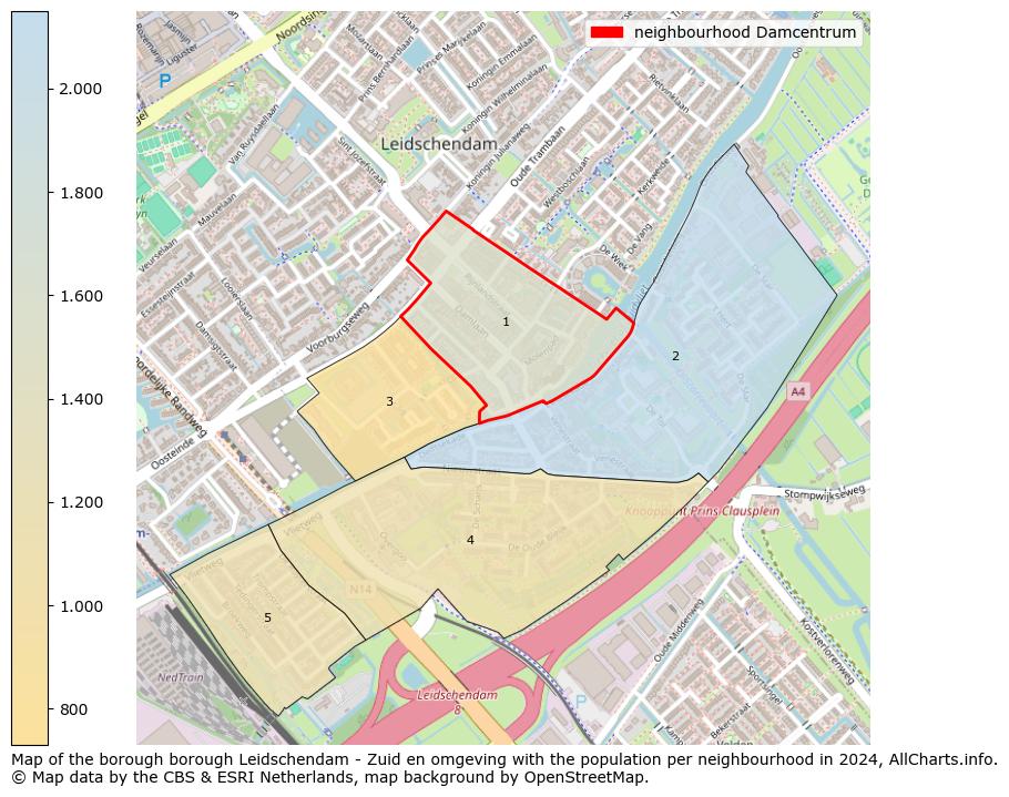 Image of the neighbourhood Damcentrum at the map. This image is used as introduction to this page. This page shows a lot of information about the population in the neighbourhood Damcentrum (such as the distribution by age groups of the residents, the composition of households, whether inhabitants are natives or Dutch with an immigration background, data about the houses (numbers, types, price development, use, type of property, ...) and more (car ownership, energy consumption, ...) based on open data from the Dutch Central Bureau of Statistics and various other sources!