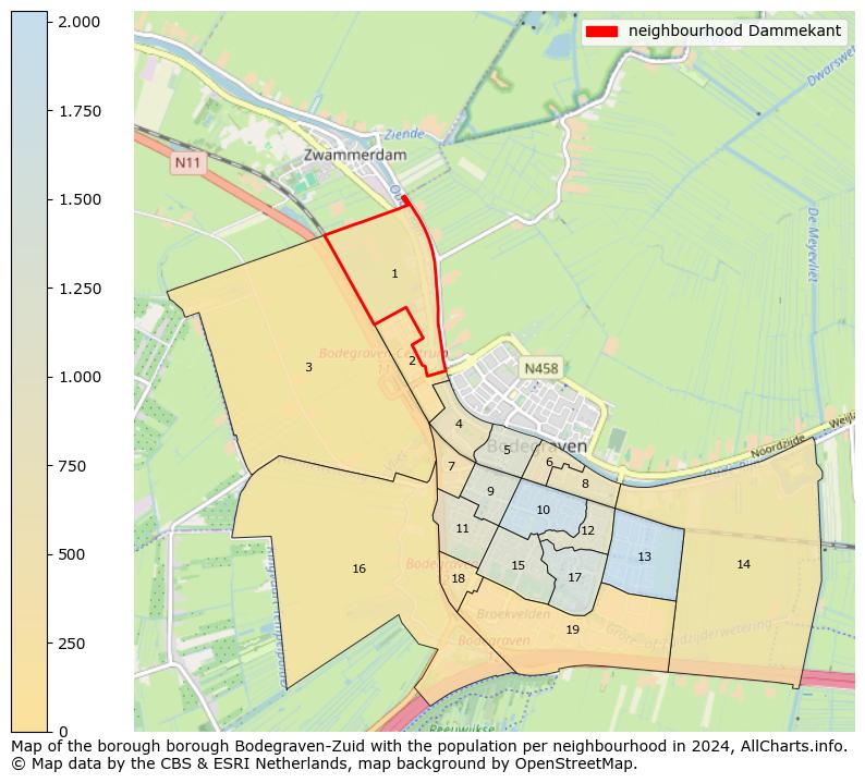 Image of the neighbourhood Dammekant at the map. This image is used as introduction to this page. This page shows a lot of information about the population in the neighbourhood Dammekant (such as the distribution by age groups of the residents, the composition of households, whether inhabitants are natives or Dutch with an immigration background, data about the houses (numbers, types, price development, use, type of property, ...) and more (car ownership, energy consumption, ...) based on open data from the Dutch Central Bureau of Statistics and various other sources!