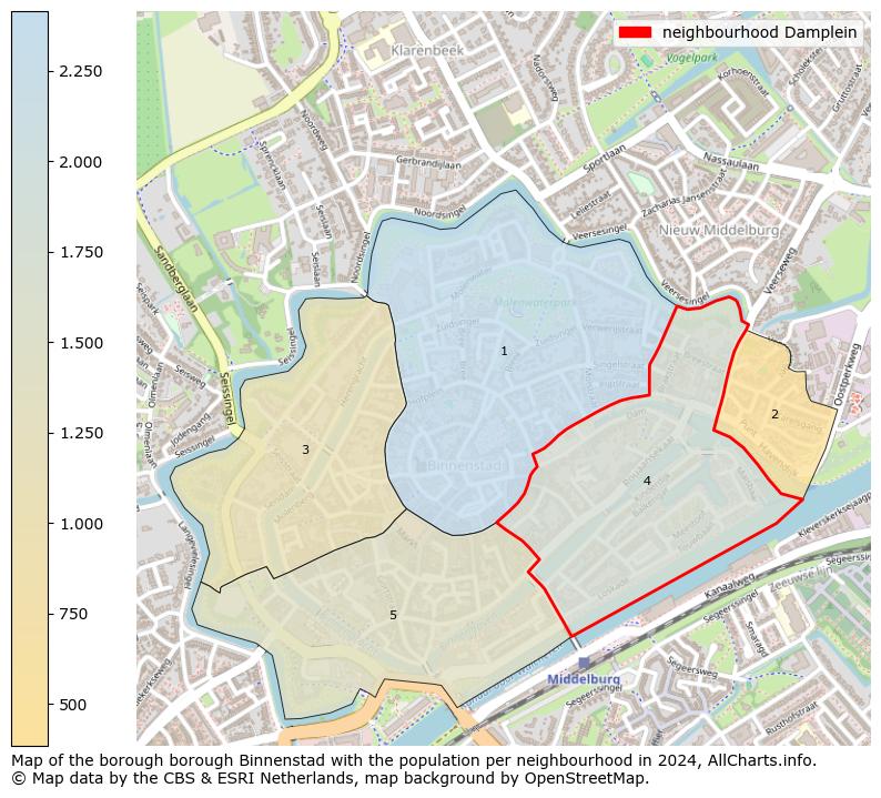 Image of the neighbourhood Damplein at the map. This image is used as introduction to this page. This page shows a lot of information about the population in the neighbourhood Damplein (such as the distribution by age groups of the residents, the composition of households, whether inhabitants are natives or Dutch with an immigration background, data about the houses (numbers, types, price development, use, type of property, ...) and more (car ownership, energy consumption, ...) based on open data from the Dutch Central Bureau of Statistics and various other sources!