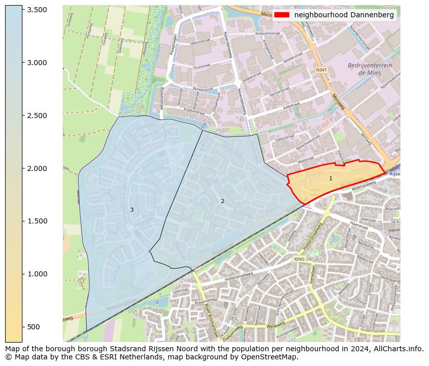 Image of the neighbourhood Dannenberg at the map. This image is used as introduction to this page. This page shows a lot of information about the population in the neighbourhood Dannenberg (such as the distribution by age groups of the residents, the composition of households, whether inhabitants are natives or Dutch with an immigration background, data about the houses (numbers, types, price development, use, type of property, ...) and more (car ownership, energy consumption, ...) based on open data from the Dutch Central Bureau of Statistics and various other sources!