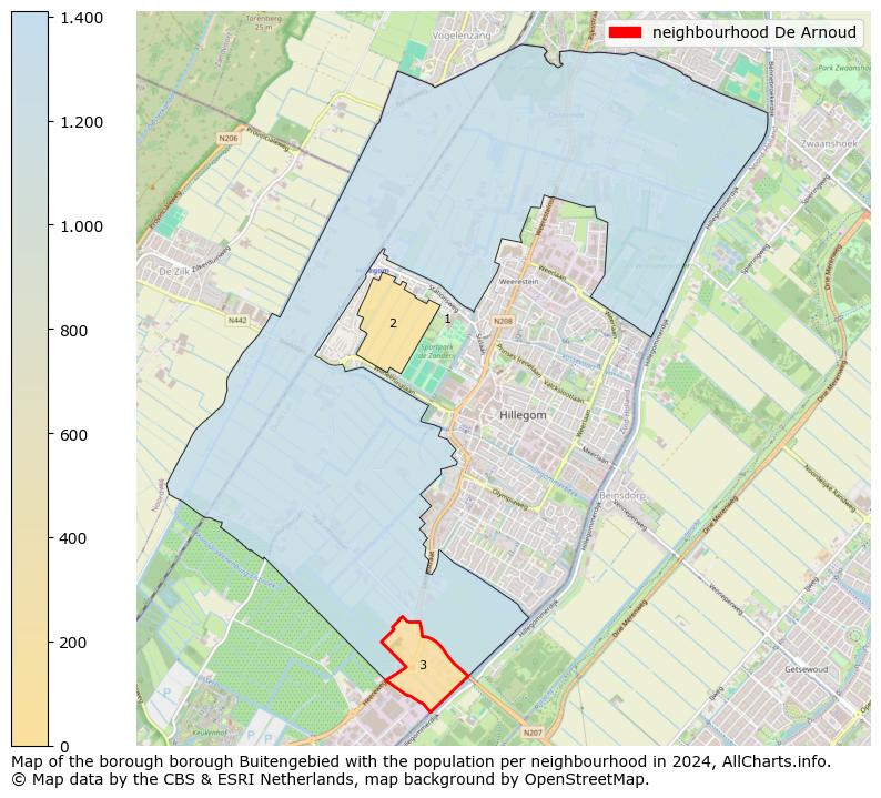 Image of the neighbourhood De Arnoud at the map. This image is used as introduction to this page. This page shows a lot of information about the population in the neighbourhood De Arnoud (such as the distribution by age groups of the residents, the composition of households, whether inhabitants are natives or Dutch with an immigration background, data about the houses (numbers, types, price development, use, type of property, ...) and more (car ownership, energy consumption, ...) based on open data from the Dutch Central Bureau of Statistics and various other sources!