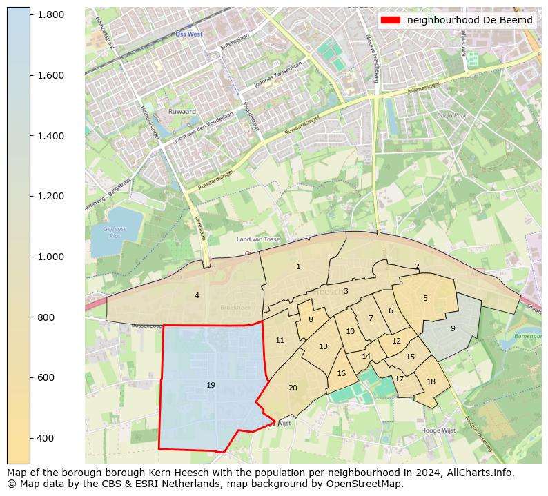 Image of the neighbourhood De Beemd at the map. This image is used as introduction to this page. This page shows a lot of information about the population in the neighbourhood De Beemd (such as the distribution by age groups of the residents, the composition of households, whether inhabitants are natives or Dutch with an immigration background, data about the houses (numbers, types, price development, use, type of property, ...) and more (car ownership, energy consumption, ...) based on open data from the Dutch Central Bureau of Statistics and various other sources!