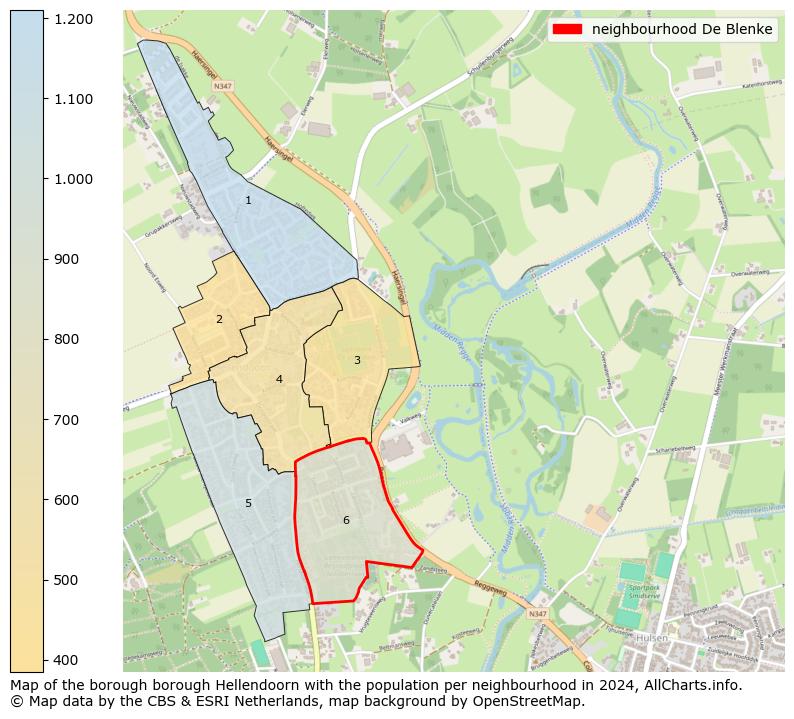 Image of the neighbourhood De Blenke at the map. This image is used as introduction to this page. This page shows a lot of information about the population in the neighbourhood De Blenke (such as the distribution by age groups of the residents, the composition of households, whether inhabitants are natives or Dutch with an immigration background, data about the houses (numbers, types, price development, use, type of property, ...) and more (car ownership, energy consumption, ...) based on open data from the Dutch Central Bureau of Statistics and various other sources!