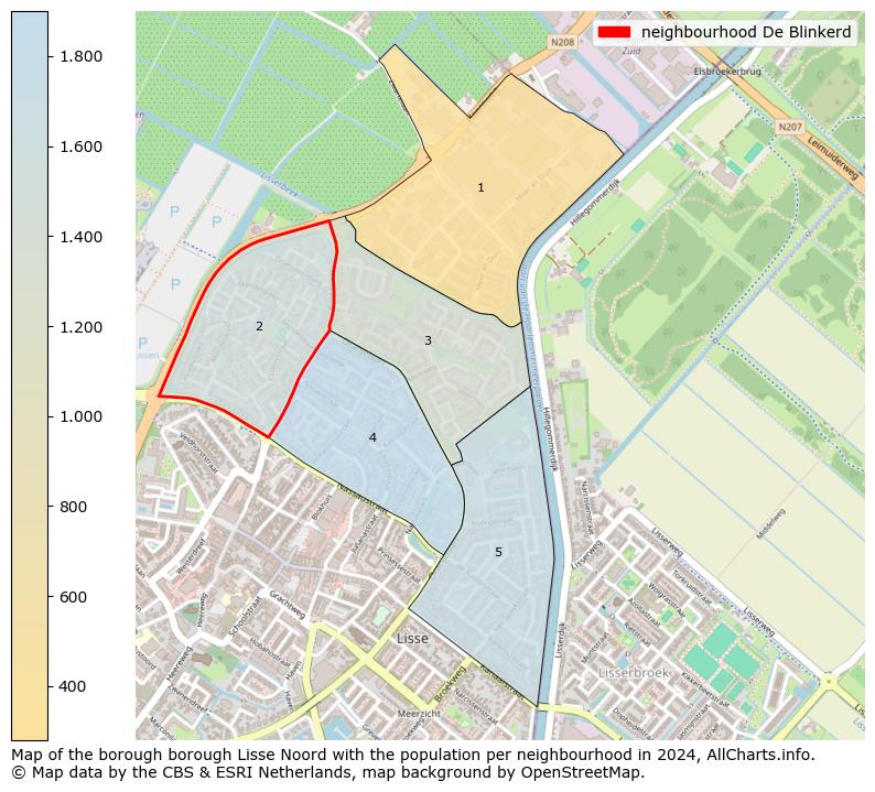 Image of the neighbourhood De Blinkerd at the map. This image is used as introduction to this page. This page shows a lot of information about the population in the neighbourhood De Blinkerd (such as the distribution by age groups of the residents, the composition of households, whether inhabitants are natives or Dutch with an immigration background, data about the houses (numbers, types, price development, use, type of property, ...) and more (car ownership, energy consumption, ...) based on open data from the Dutch Central Bureau of Statistics and various other sources!