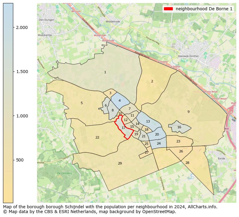 Image of the neighbourhood De Borne 1 at the map. This image is used as introduction to this page. This page shows a lot of information about the population in the neighbourhood De Borne 1 (such as the distribution by age groups of the residents, the composition of households, whether inhabitants are natives or Dutch with an immigration background, data about the houses (numbers, types, price development, use, type of property, ...) and more (car ownership, energy consumption, ...) based on open data from the Dutch Central Bureau of Statistics and various other sources!