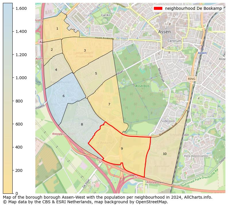 Image of the neighbourhood De Boskamp at the map. This image is used as introduction to this page. This page shows a lot of information about the population in the neighbourhood De Boskamp (such as the distribution by age groups of the residents, the composition of households, whether inhabitants are natives or Dutch with an immigration background, data about the houses (numbers, types, price development, use, type of property, ...) and more (car ownership, energy consumption, ...) based on open data from the Dutch Central Bureau of Statistics and various other sources!