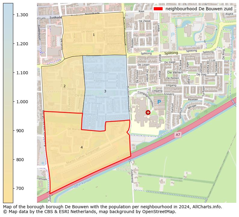 Image of the neighbourhood De Bouwen zuid at the map. This image is used as introduction to this page. This page shows a lot of information about the population in the neighbourhood De Bouwen zuid (such as the distribution by age groups of the residents, the composition of households, whether inhabitants are natives or Dutch with an immigration background, data about the houses (numbers, types, price development, use, type of property, ...) and more (car ownership, energy consumption, ...) based on open data from the Dutch Central Bureau of Statistics and various other sources!