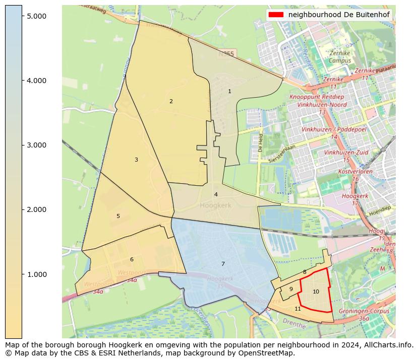 Image of the neighbourhood De Buitenhof at the map. This image is used as introduction to this page. This page shows a lot of information about the population in the neighbourhood De Buitenhof (such as the distribution by age groups of the residents, the composition of households, whether inhabitants are natives or Dutch with an immigration background, data about the houses (numbers, types, price development, use, type of property, ...) and more (car ownership, energy consumption, ...) based on open data from the Dutch Central Bureau of Statistics and various other sources!