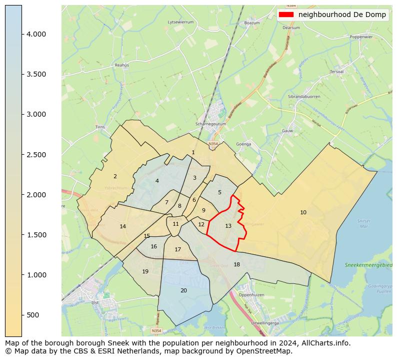 Image of the neighbourhood De Domp at the map. This image is used as introduction to this page. This page shows a lot of information about the population in the neighbourhood De Domp (such as the distribution by age groups of the residents, the composition of households, whether inhabitants are natives or Dutch with an immigration background, data about the houses (numbers, types, price development, use, type of property, ...) and more (car ownership, energy consumption, ...) based on open data from the Dutch Central Bureau of Statistics and various other sources!