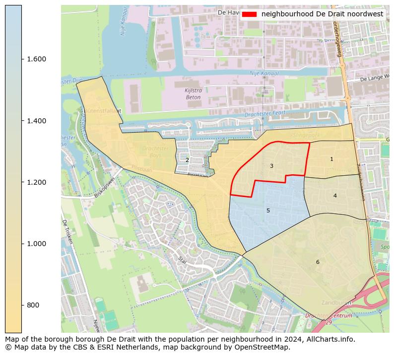 Image of the neighbourhood De Drait noordwest at the map. This image is used as introduction to this page. This page shows a lot of information about the population in the neighbourhood De Drait noordwest (such as the distribution by age groups of the residents, the composition of households, whether inhabitants are natives or Dutch with an immigration background, data about the houses (numbers, types, price development, use, type of property, ...) and more (car ownership, energy consumption, ...) based on open data from the Dutch Central Bureau of Statistics and various other sources!