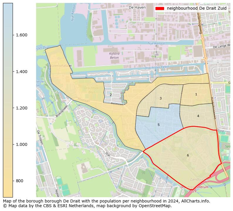 Image of the neighbourhood De Drait Zuid at the map. This image is used as introduction to this page. This page shows a lot of information about the population in the neighbourhood De Drait Zuid (such as the distribution by age groups of the residents, the composition of households, whether inhabitants are natives or Dutch with an immigration background, data about the houses (numbers, types, price development, use, type of property, ...) and more (car ownership, energy consumption, ...) based on open data from the Dutch Central Bureau of Statistics and various other sources!