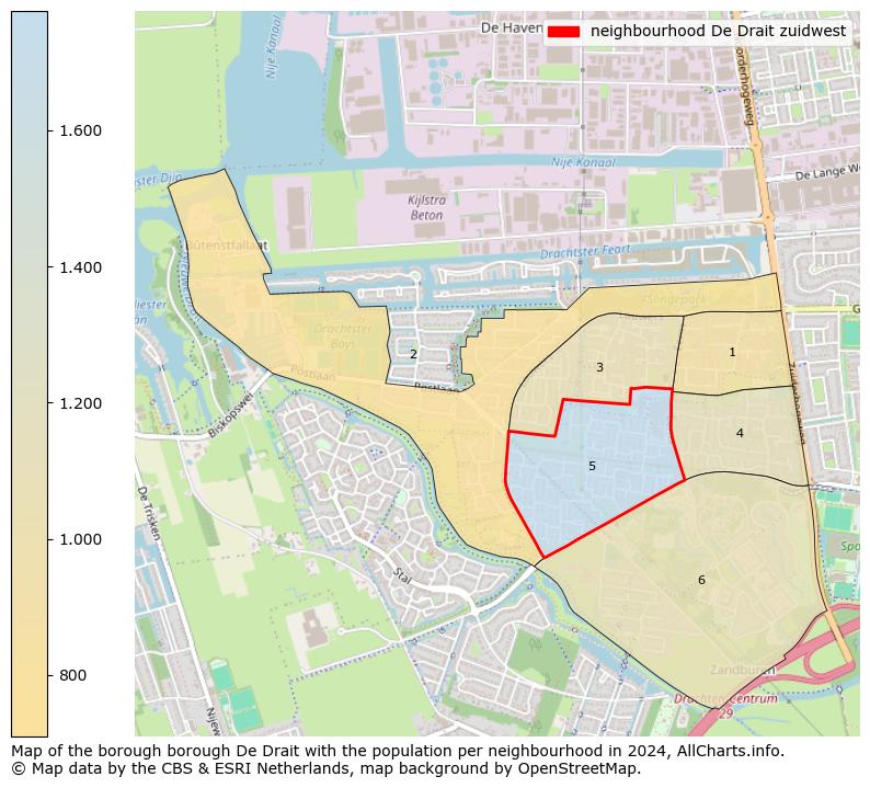 Image of the neighbourhood De Drait zuidwest at the map. This image is used as introduction to this page. This page shows a lot of information about the population in the neighbourhood De Drait zuidwest (such as the distribution by age groups of the residents, the composition of households, whether inhabitants are natives or Dutch with an immigration background, data about the houses (numbers, types, price development, use, type of property, ...) and more (car ownership, energy consumption, ...) based on open data from the Dutch Central Bureau of Statistics and various other sources!