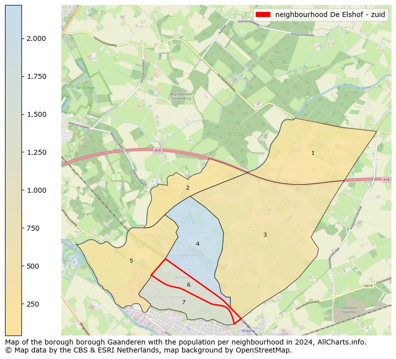 Image of the neighbourhood De Elshof - zuid at the map. This image is used as introduction to this page. This page shows a lot of information about the population in the neighbourhood De Elshof - zuid (such as the distribution by age groups of the residents, the composition of households, whether inhabitants are natives or Dutch with an immigration background, data about the houses (numbers, types, price development, use, type of property, ...) and more (car ownership, energy consumption, ...) based on open data from the Dutch Central Bureau of Statistics and various other sources!