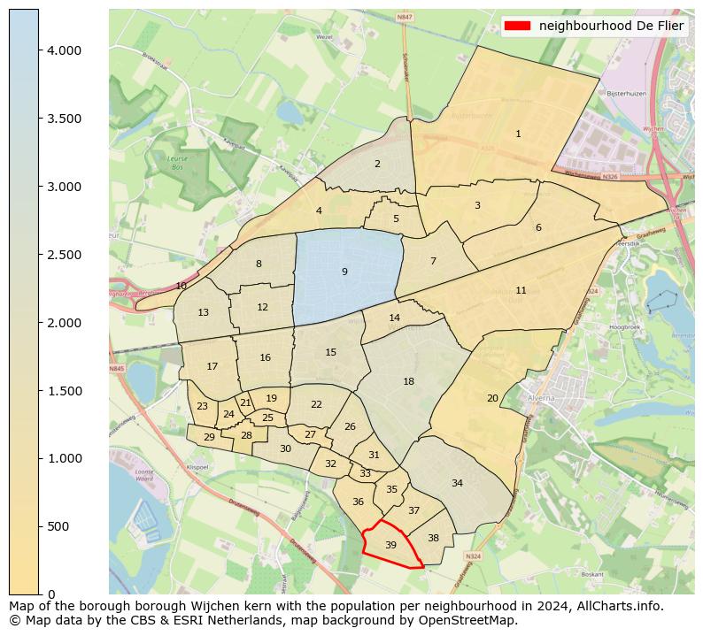 Image of the neighbourhood De Flier at the map. This image is used as introduction to this page. This page shows a lot of information about the population in the neighbourhood De Flier (such as the distribution by age groups of the residents, the composition of households, whether inhabitants are natives or Dutch with an immigration background, data about the houses (numbers, types, price development, use, type of property, ...) and more (car ownership, energy consumption, ...) based on open data from the Dutch Central Bureau of Statistics and various other sources!