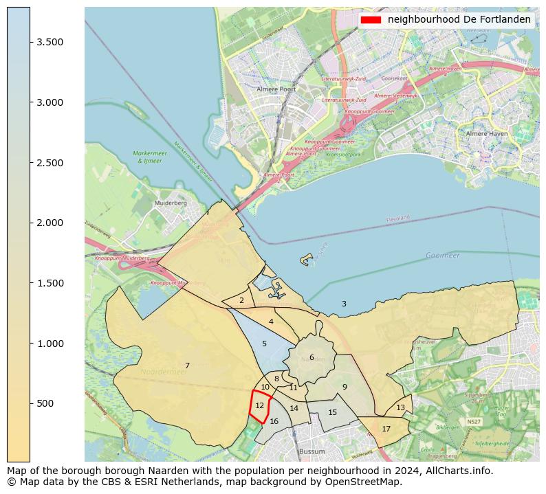 Image of the neighbourhood De Fortlanden at the map. This image is used as introduction to this page. This page shows a lot of information about the population in the neighbourhood De Fortlanden (such as the distribution by age groups of the residents, the composition of households, whether inhabitants are natives or Dutch with an immigration background, data about the houses (numbers, types, price development, use, type of property, ...) and more (car ownership, energy consumption, ...) based on open data from the Dutch Central Bureau of Statistics and various other sources!