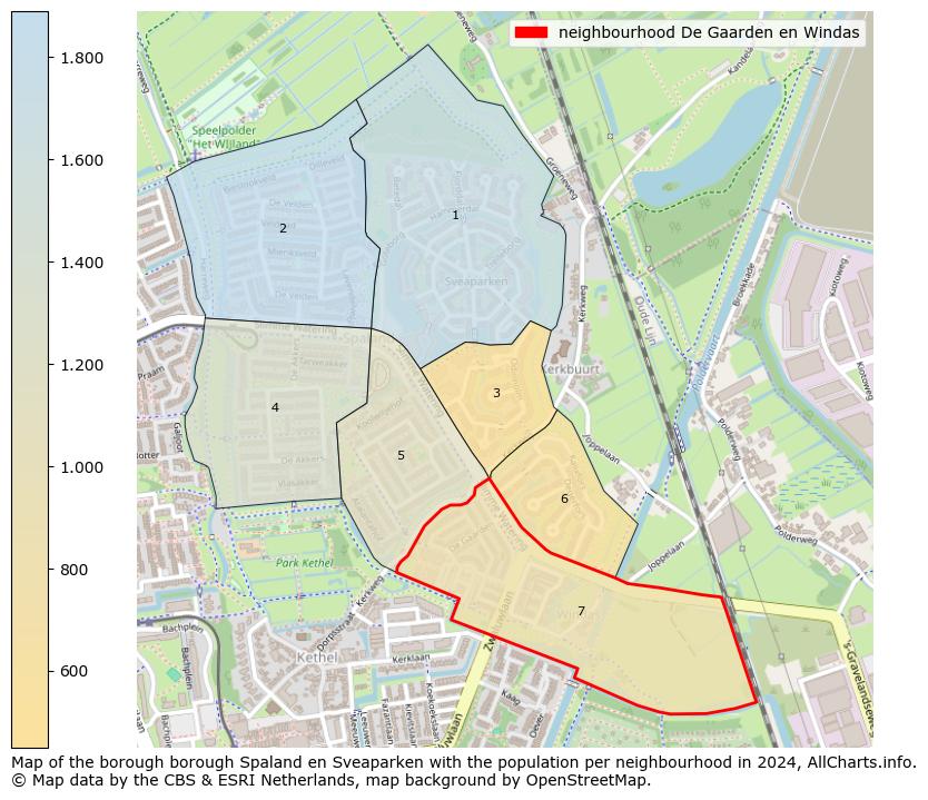 Image of the neighbourhood De Gaarden en Windas at the map. This image is used as introduction to this page. This page shows a lot of information about the population in the neighbourhood De Gaarden en Windas (such as the distribution by age groups of the residents, the composition of households, whether inhabitants are natives or Dutch with an immigration background, data about the houses (numbers, types, price development, use, type of property, ...) and more (car ownership, energy consumption, ...) based on open data from the Dutch Central Bureau of Statistics and various other sources!