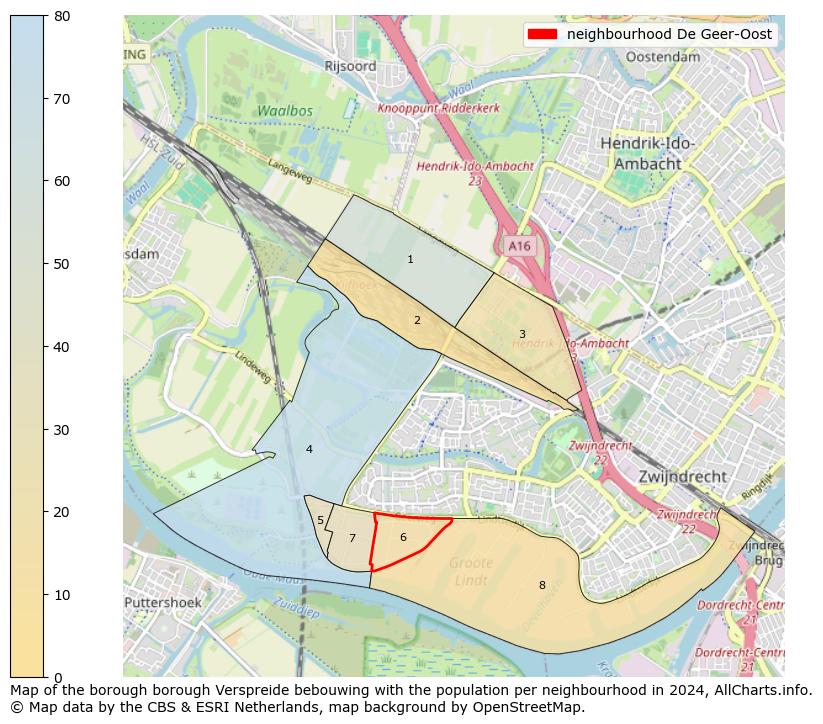 Image of the neighbourhood De Geer-Oost at the map. This image is used as introduction to this page. This page shows a lot of information about the population in the neighbourhood De Geer-Oost (such as the distribution by age groups of the residents, the composition of households, whether inhabitants are natives or Dutch with an immigration background, data about the houses (numbers, types, price development, use, type of property, ...) and more (car ownership, energy consumption, ...) based on open data from the Dutch Central Bureau of Statistics and various other sources!