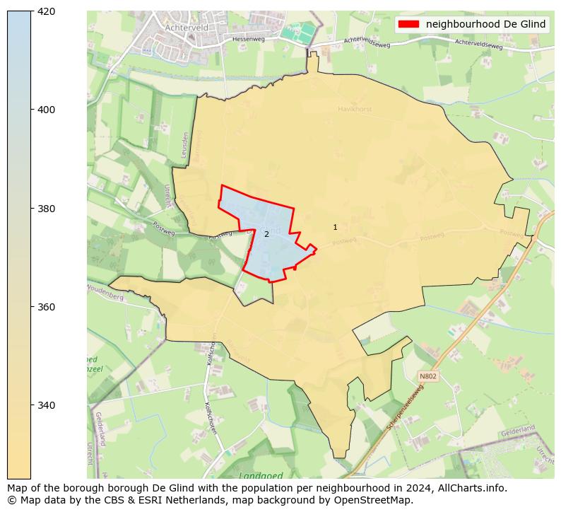 Image of the neighbourhood De Glind at the map. This image is used as introduction to this page. This page shows a lot of information about the population in the neighbourhood De Glind (such as the distribution by age groups of the residents, the composition of households, whether inhabitants are natives or Dutch with an immigration background, data about the houses (numbers, types, price development, use, type of property, ...) and more (car ownership, energy consumption, ...) based on open data from the Dutch Central Bureau of Statistics and various other sources!