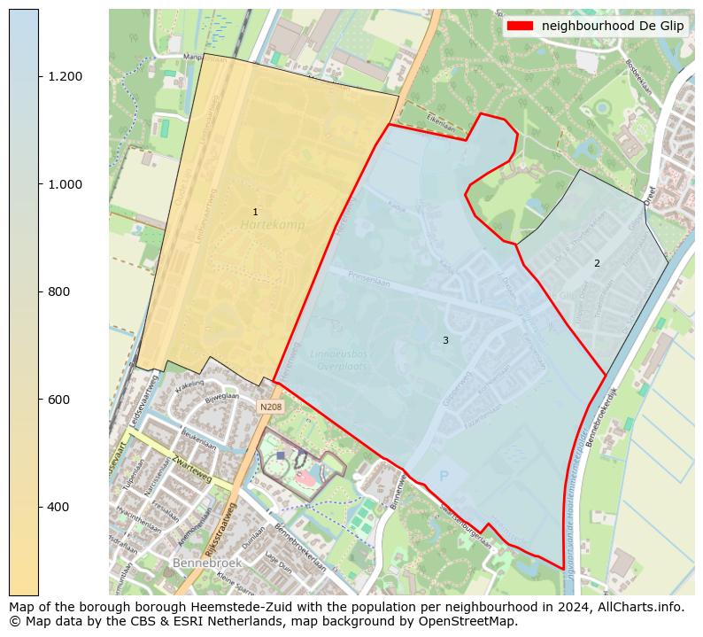 Image of the neighbourhood De Glip at the map. This image is used as introduction to this page. This page shows a lot of information about the population in the neighbourhood De Glip (such as the distribution by age groups of the residents, the composition of households, whether inhabitants are natives or Dutch with an immigration background, data about the houses (numbers, types, price development, use, type of property, ...) and more (car ownership, energy consumption, ...) based on open data from the Dutch Central Bureau of Statistics and various other sources!