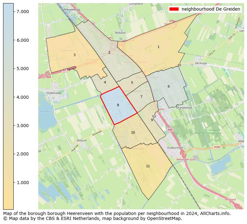 Image of the neighbourhood De Greiden at the map. This image is used as introduction to this page. This page shows a lot of information about the population in the neighbourhood De Greiden (such as the distribution by age groups of the residents, the composition of households, whether inhabitants are natives or Dutch with an immigration background, data about the houses (numbers, types, price development, use, type of property, ...) and more (car ownership, energy consumption, ...) based on open data from the Dutch Central Bureau of Statistics and various other sources!