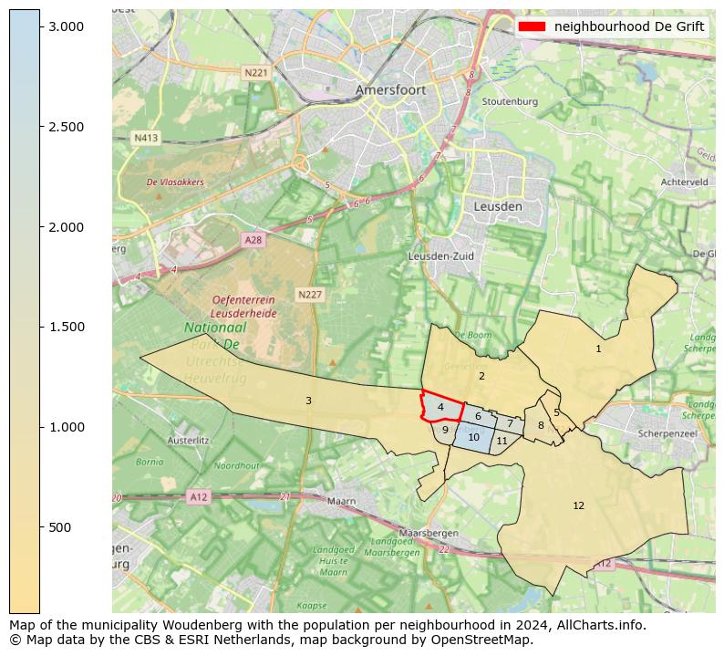 Image of the neighbourhood De Grift at the map. This image is used as introduction to this page. This page shows a lot of information about the population in the neighbourhood De Grift (such as the distribution by age groups of the residents, the composition of households, whether inhabitants are natives or Dutch with an immigration background, data about the houses (numbers, types, price development, use, type of property, ...) and more (car ownership, energy consumption, ...) based on open data from the Dutch Central Bureau of Statistics and various other sources!