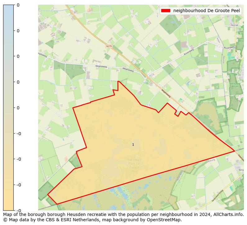 Image of the neighbourhood De Groote Peel at the map. This image is used as introduction to this page. This page shows a lot of information about the population in the neighbourhood De Groote Peel (such as the distribution by age groups of the residents, the composition of households, whether inhabitants are natives or Dutch with an immigration background, data about the houses (numbers, types, price development, use, type of property, ...) and more (car ownership, energy consumption, ...) based on open data from the Dutch Central Bureau of Statistics and various other sources!