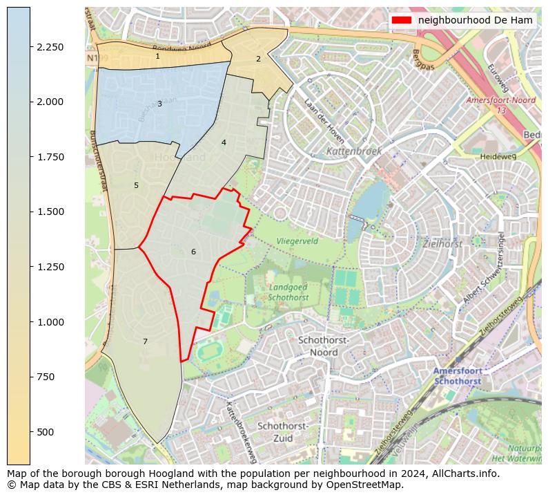 Image of the neighbourhood De Ham at the map. This image is used as introduction to this page. This page shows a lot of information about the population in the neighbourhood De Ham (such as the distribution by age groups of the residents, the composition of households, whether inhabitants are natives or Dutch with an immigration background, data about the houses (numbers, types, price development, use, type of property, ...) and more (car ownership, energy consumption, ...) based on open data from the Dutch Central Bureau of Statistics and various other sources!