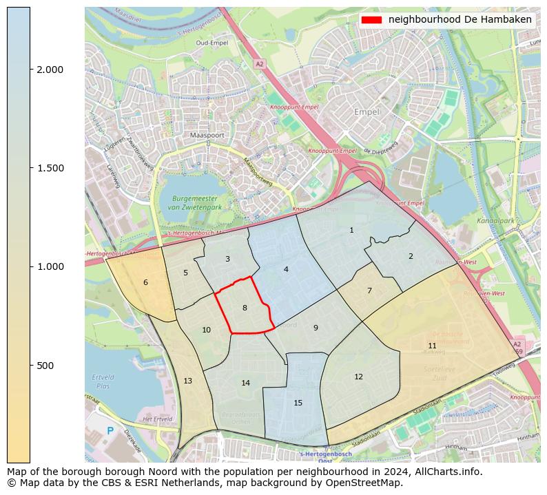 Image of the neighbourhood De Hambaken at the map. This image is used as introduction to this page. This page shows a lot of information about the population in the neighbourhood De Hambaken (such as the distribution by age groups of the residents, the composition of households, whether inhabitants are natives or Dutch with an immigration background, data about the houses (numbers, types, price development, use, type of property, ...) and more (car ownership, energy consumption, ...) based on open data from the Dutch Central Bureau of Statistics and various other sources!