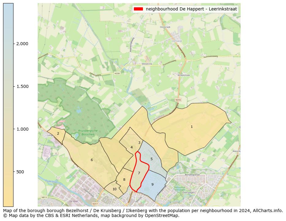 Image of the neighbourhood De Happert - Leerinkstraat at the map. This image is used as introduction to this page. This page shows a lot of information about the population in the neighbourhood De Happert - Leerinkstraat (such as the distribution by age groups of the residents, the composition of households, whether inhabitants are natives or Dutch with an immigration background, data about the houses (numbers, types, price development, use, type of property, ...) and more (car ownership, energy consumption, ...) based on open data from the Dutch Central Bureau of Statistics and various other sources!