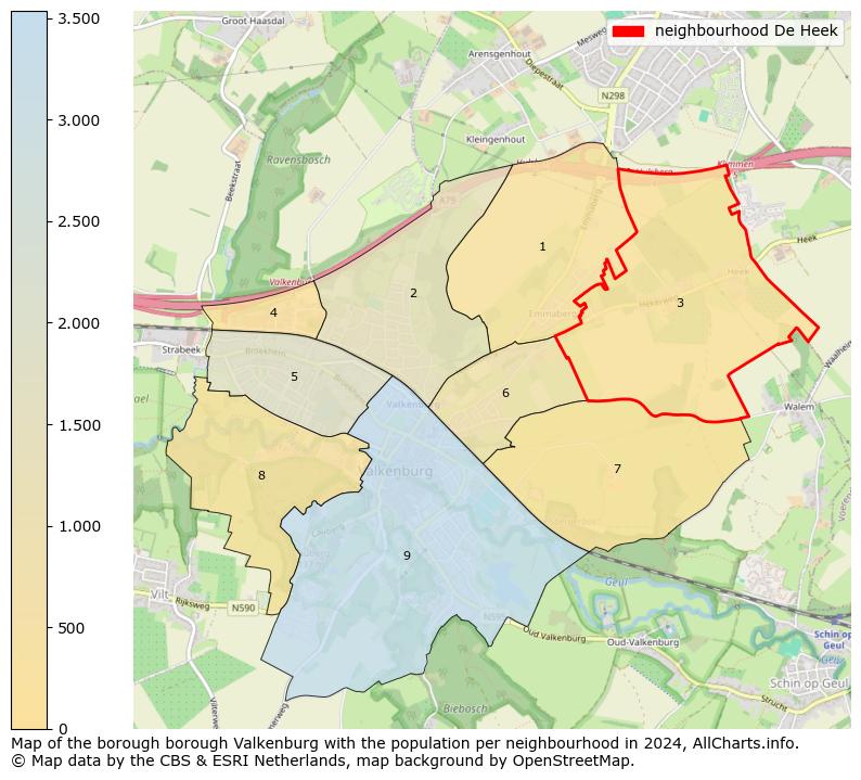 Image of the neighbourhood De Heek at the map. This image is used as introduction to this page. This page shows a lot of information about the population in the neighbourhood De Heek (such as the distribution by age groups of the residents, the composition of households, whether inhabitants are natives or Dutch with an immigration background, data about the houses (numbers, types, price development, use, type of property, ...) and more (car ownership, energy consumption, ...) based on open data from the Dutch Central Bureau of Statistics and various other sources!