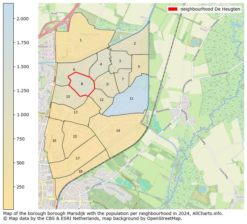 Image of the neighbourhood De Heugten at the map. This image is used as introduction to this page. This page shows a lot of information about the population in the neighbourhood De Heugten (such as the distribution by age groups of the residents, the composition of households, whether inhabitants are natives or Dutch with an immigration background, data about the houses (numbers, types, price development, use, type of property, ...) and more (car ownership, energy consumption, ...) based on open data from the Dutch Central Bureau of Statistics and various other sources!