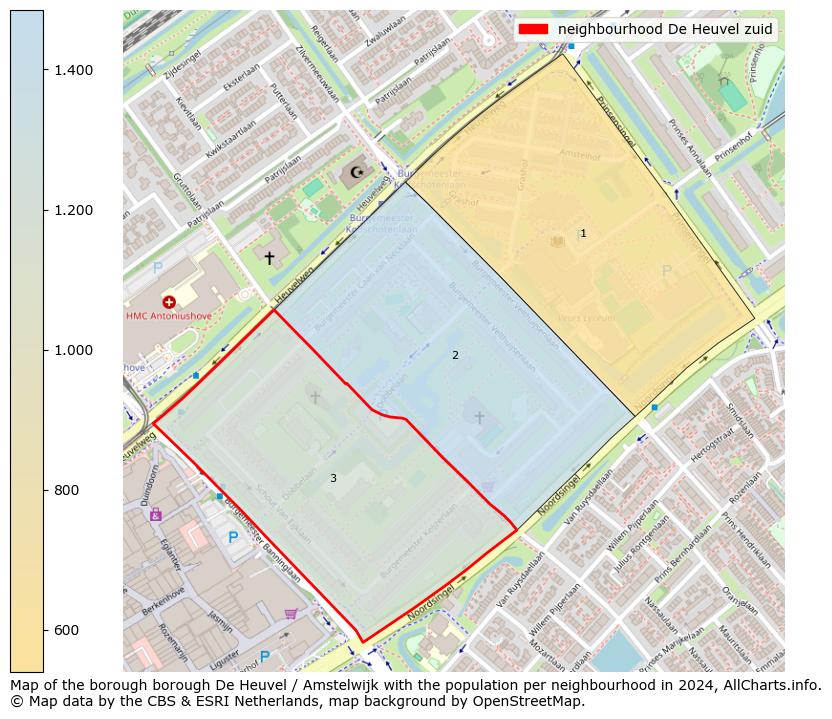 Image of the neighbourhood De Heuvel zuid at the map. This image is used as introduction to this page. This page shows a lot of information about the population in the neighbourhood De Heuvel zuid (such as the distribution by age groups of the residents, the composition of households, whether inhabitants are natives or Dutch with an immigration background, data about the houses (numbers, types, price development, use, type of property, ...) and more (car ownership, energy consumption, ...) based on open data from the Dutch Central Bureau of Statistics and various other sources!