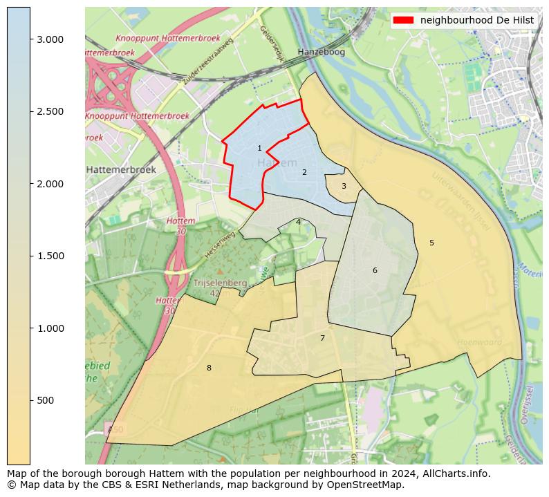 Image of the neighbourhood De Hilst at the map. This image is used as introduction to this page. This page shows a lot of information about the population in the neighbourhood De Hilst (such as the distribution by age groups of the residents, the composition of households, whether inhabitants are natives or Dutch with an immigration background, data about the houses (numbers, types, price development, use, type of property, ...) and more (car ownership, energy consumption, ...) based on open data from the Dutch Central Bureau of Statistics and various other sources!