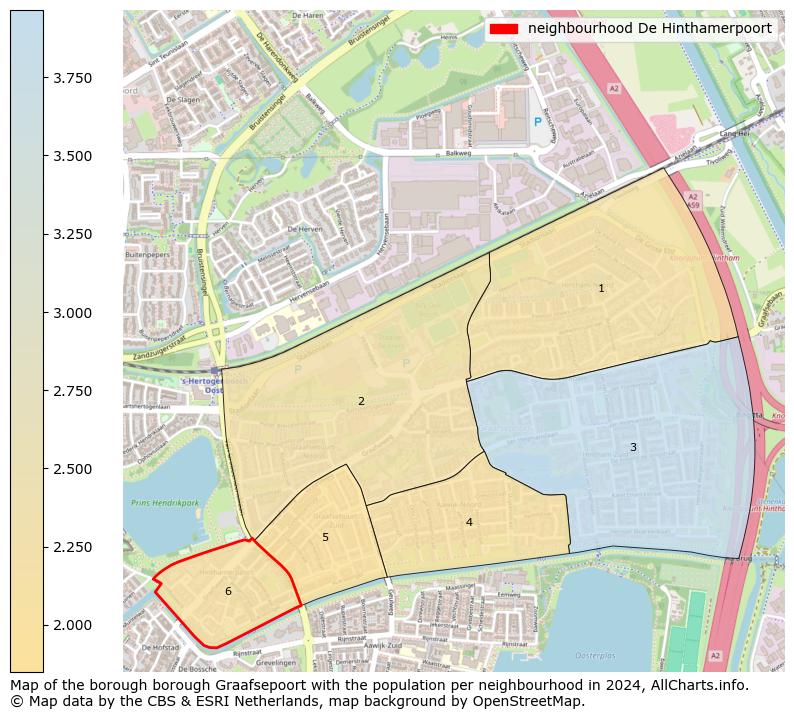 Image of the neighbourhood De Hinthamerpoort at the map. This image is used as introduction to this page. This page shows a lot of information about the population in the neighbourhood De Hinthamerpoort (such as the distribution by age groups of the residents, the composition of households, whether inhabitants are natives or Dutch with an immigration background, data about the houses (numbers, types, price development, use, type of property, ...) and more (car ownership, energy consumption, ...) based on open data from the Dutch Central Bureau of Statistics and various other sources!