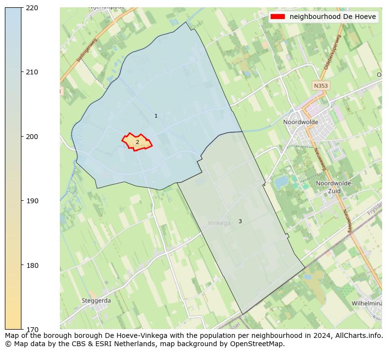 Image of the neighbourhood De Hoeve at the map. This image is used as introduction to this page. This page shows a lot of information about the population in the neighbourhood De Hoeve (such as the distribution by age groups of the residents, the composition of households, whether inhabitants are natives or Dutch with an immigration background, data about the houses (numbers, types, price development, use, type of property, ...) and more (car ownership, energy consumption, ...) based on open data from the Dutch Central Bureau of Statistics and various other sources!