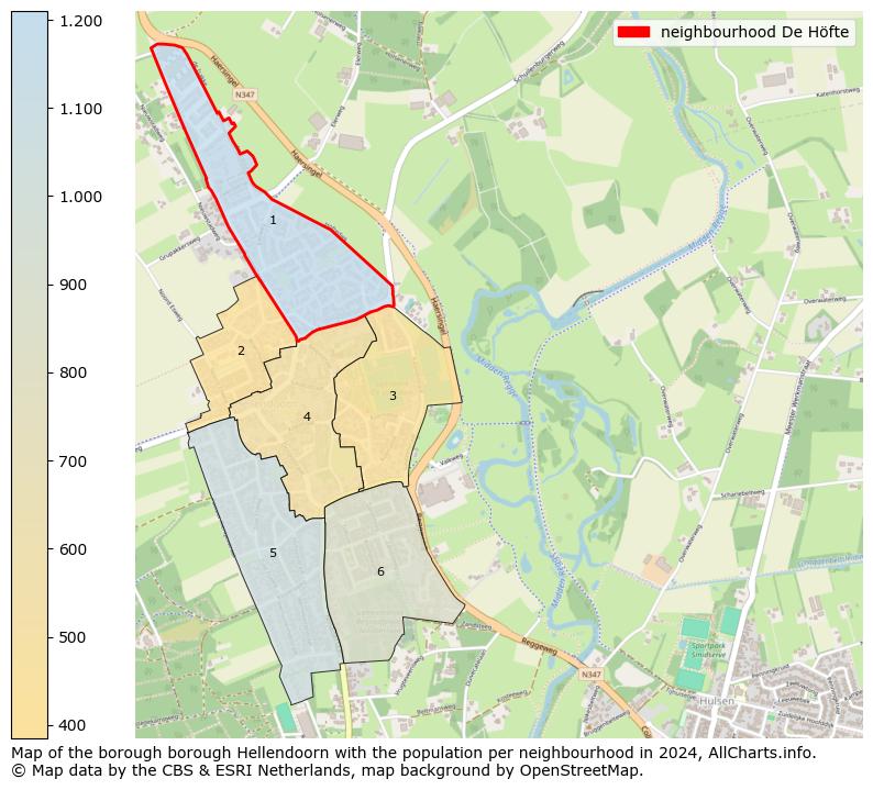 Image of the neighbourhood De Höfte at the map. This image is used as introduction to this page. This page shows a lot of information about the population in the neighbourhood De Höfte (such as the distribution by age groups of the residents, the composition of households, whether inhabitants are natives or Dutch with an immigration background, data about the houses (numbers, types, price development, use, type of property, ...) and more (car ownership, energy consumption, ...) based on open data from the Dutch Central Bureau of Statistics and various other sources!