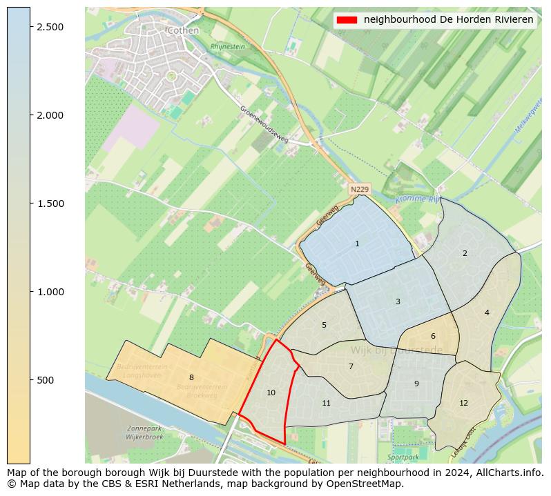 Image of the neighbourhood De Horden Rivieren at the map. This image is used as introduction to this page. This page shows a lot of information about the population in the neighbourhood De Horden Rivieren (such as the distribution by age groups of the residents, the composition of households, whether inhabitants are natives or Dutch with an immigration background, data about the houses (numbers, types, price development, use, type of property, ...) and more (car ownership, energy consumption, ...) based on open data from the Dutch Central Bureau of Statistics and various other sources!