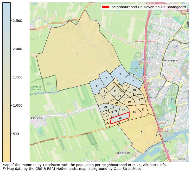 Image of the neighbourhood De Hoven en De Boomgaard at the map. This image is used as introduction to this page. This page shows a lot of information about the population in the neighbourhood De Hoven en De Boomgaard (such as the distribution by age groups of the residents, the composition of households, whether inhabitants are natives or Dutch with an immigration background, data about the houses (numbers, types, price development, use, type of property, ...) and more (car ownership, energy consumption, ...) based on open data from the Dutch Central Bureau of Statistics and various other sources!