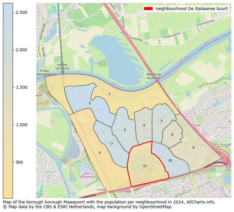 Image of the neighbourhood De Italiaanse buurt at the map. This image is used as introduction to this page. This page shows a lot of information about the population in the neighbourhood De Italiaanse buurt (such as the distribution by age groups of the residents, the composition of households, whether inhabitants are natives or Dutch with an immigration background, data about the houses (numbers, types, price development, use, type of property, ...) and more (car ownership, energy consumption, ...) based on open data from the Dutch Central Bureau of Statistics and various other sources!