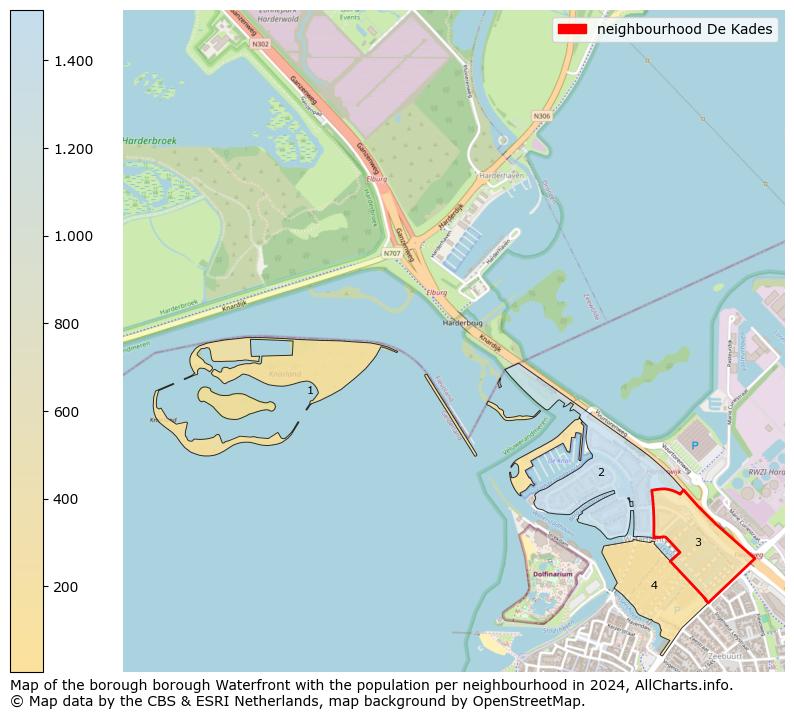 Image of the neighbourhood De Kades at the map. This image is used as introduction to this page. This page shows a lot of information about the population in the neighbourhood De Kades (such as the distribution by age groups of the residents, the composition of households, whether inhabitants are natives or Dutch with an immigration background, data about the houses (numbers, types, price development, use, type of property, ...) and more (car ownership, energy consumption, ...) based on open data from the Dutch Central Bureau of Statistics and various other sources!