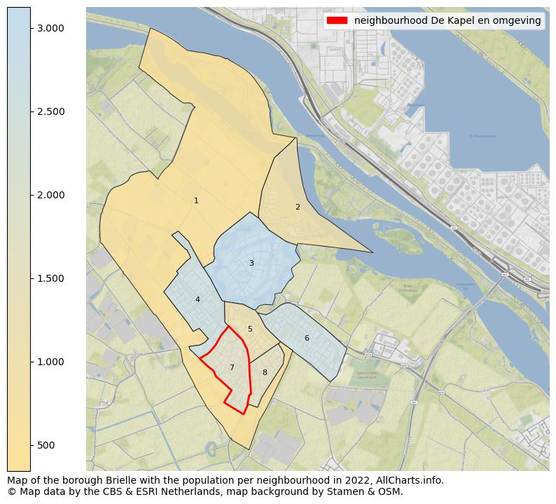 Map of the borough Brielle with the population per neighbourhood in 2022. This page shows a lot of information about residents (such as the distribution by age groups, family composition, gender, native or Dutch with an immigration background, ...), homes (numbers, types, price development, use, type of property, ...) and more (car ownership, energy consumption, ...) based on open data from the Dutch Central Bureau of Statistics and various other sources!