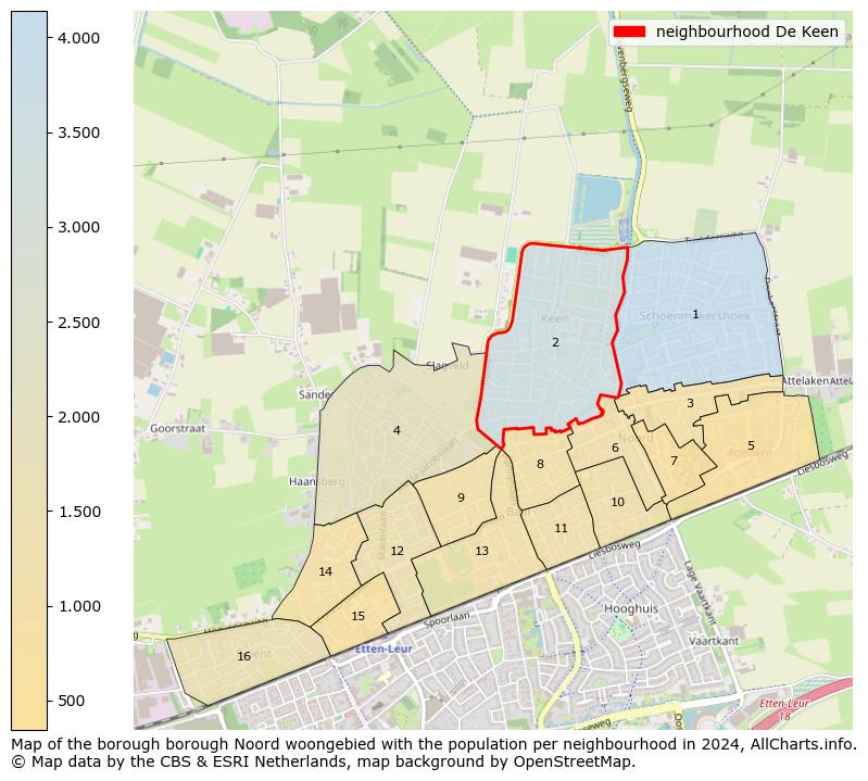 Image of the neighbourhood De Keen at the map. This image is used as introduction to this page. This page shows a lot of information about the population in the neighbourhood De Keen (such as the distribution by age groups of the residents, the composition of households, whether inhabitants are natives or Dutch with an immigration background, data about the houses (numbers, types, price development, use, type of property, ...) and more (car ownership, energy consumption, ...) based on open data from the Dutch Central Bureau of Statistics and various other sources!