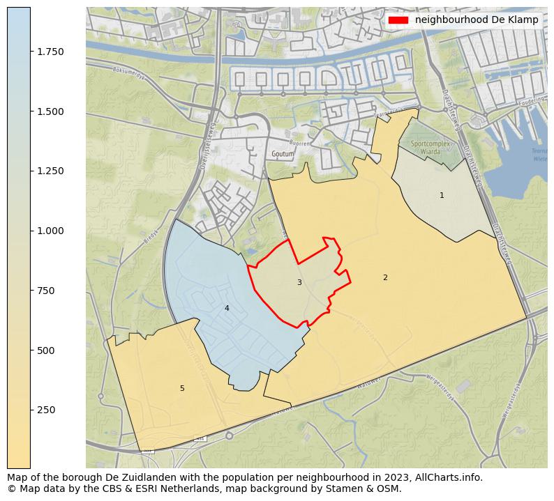Map of the borough De Zuidlanden with the population per neighbourhood in 2023. This page shows a lot of information about residents (such as the distribution by age groups, family composition, gender, native or Dutch with an immigration background, ...), homes (numbers, types, price development, use, type of property, ...) and more (car ownership, energy consumption, ...) based on open data from the Dutch Central Bureau of Statistics and various other sources!